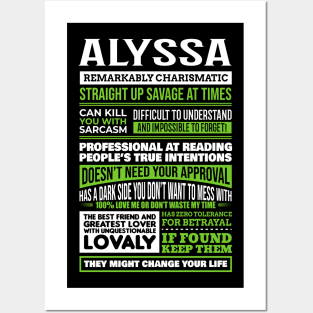 Alyssa Posters and Art